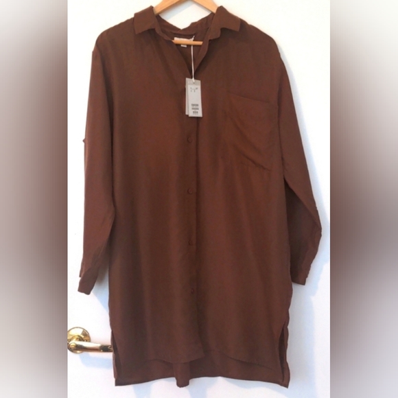 COS Tops - NWT COS silk oversized shirtdress